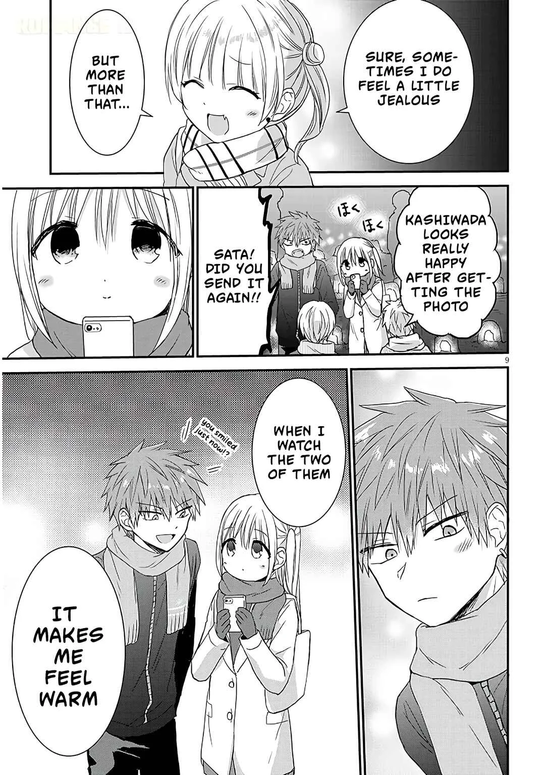 Kao ni Denai Kashiwada-san to Kao ni Deru Oota-kun + Chapter 21: Odajima-san and The Kamakura - Page 9