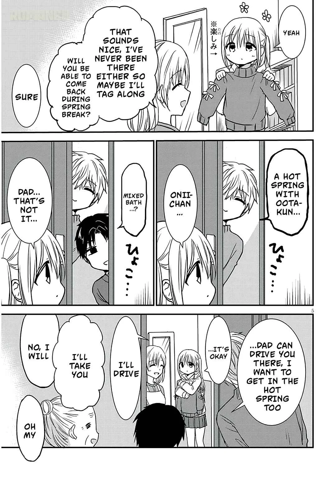 Kao ni Denai Kashiwada-san to Kao ni Deru Oota-kun + Chapter 22: Kashiwada-san and The Hidden Hot Spring - Page 5