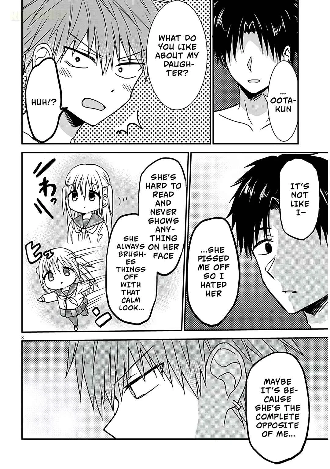 Kao ni Denai Kashiwada-san to Kao ni Deru Oota-kun + Chapter 23: Oota-kun's Hot Spring Trip - Page 8