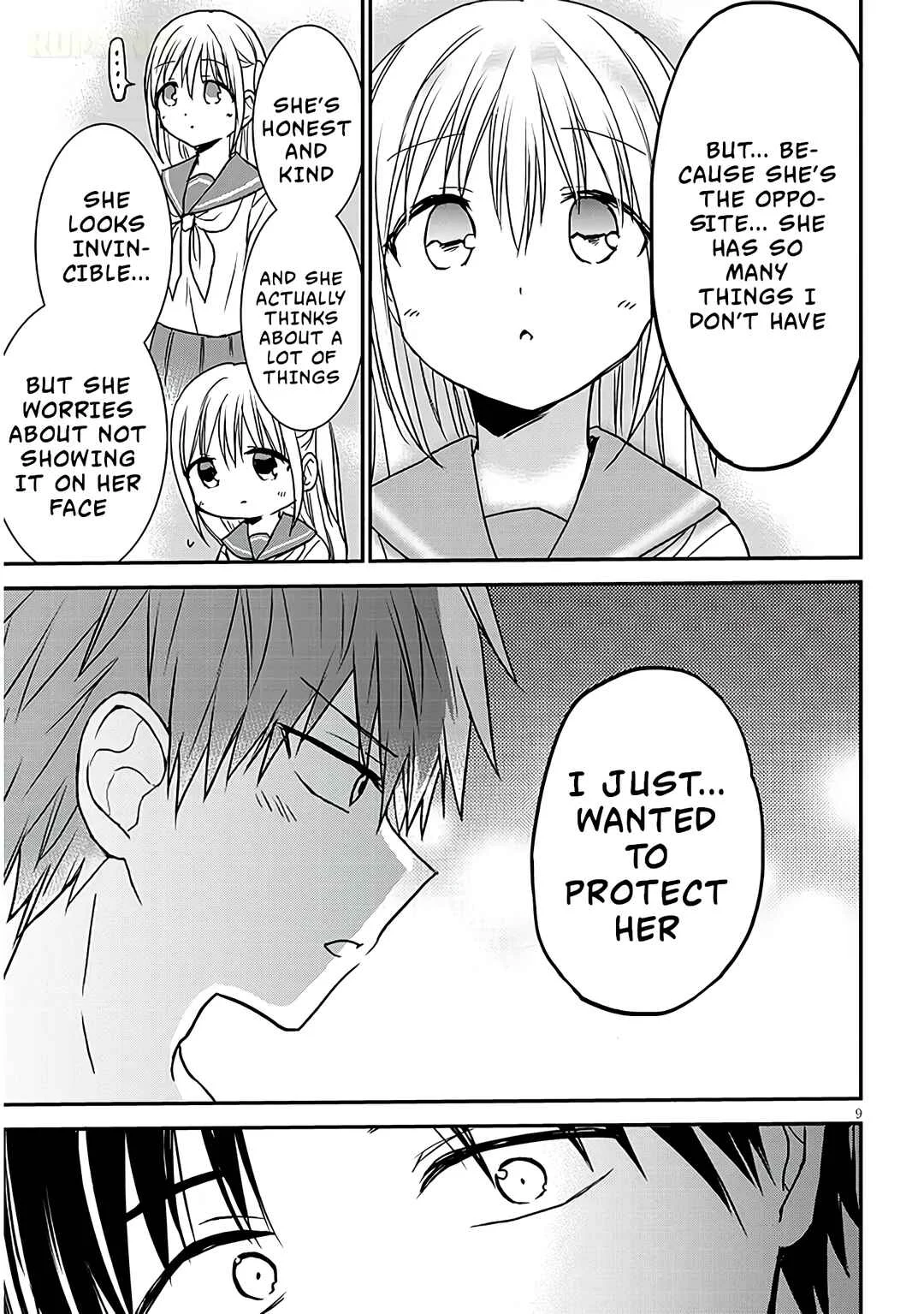 Kao ni Denai Kashiwada-san to Kao ni Deru Oota-kun + Chapter 23: Oota-kun's Hot Spring Trip - Page 9