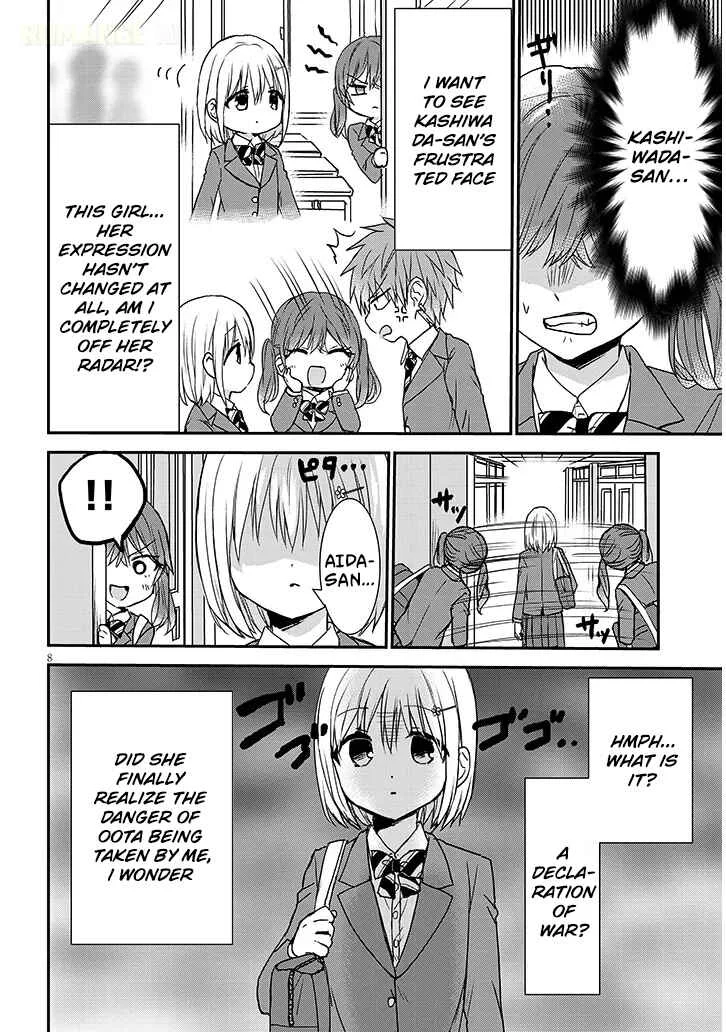 Kao ni Denai Kashiwada-san to Kao ni Deru Oota-kun + Chapter 25: Aida-san's Scheme - Page 8