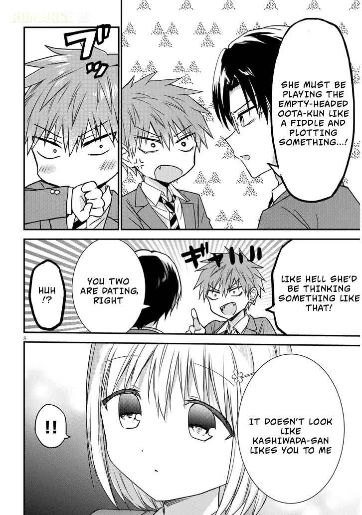 Kao ni Denai Kashiwada-san to Kao ni Deru Oota-kun + Chapter 27: Nagatsuda-kun's Intentions - Page 8