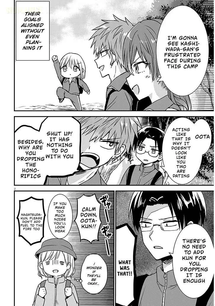 Kao ni Denai Kashiwada-san to Kao ni Deru Oota-kun + Chapter 28: Kashiwada-san, Oota-kun, and Mountain Climbing - Page 2