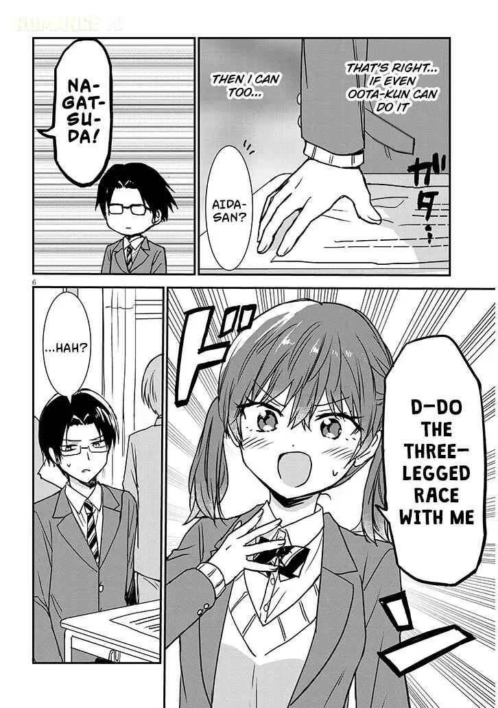 Kao ni Denai Kashiwada-san to Kao ni Deru Oota-kun + Chapter 34: Aida-san and Nagatsuda-kun's Feelings - Page 6