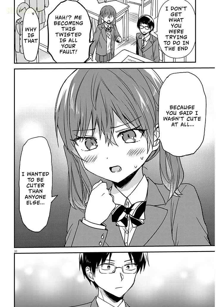 Kao ni Denai Kashiwada-san to Kao ni Deru Oota-kun + Chapter 34: Aida-san and Nagatsuda-kun's Feelings - Page 10