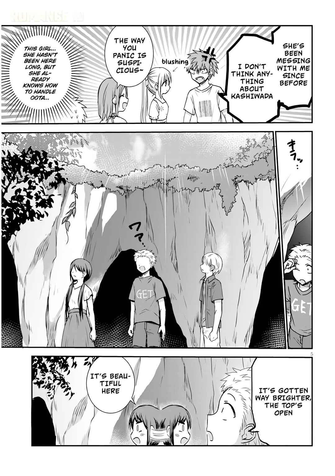 Kao ni Denai Kashiwada-san to Kao ni Deru Oota-kun + Chapter 5: Kashiwada-san and The Secret Place - Page 5