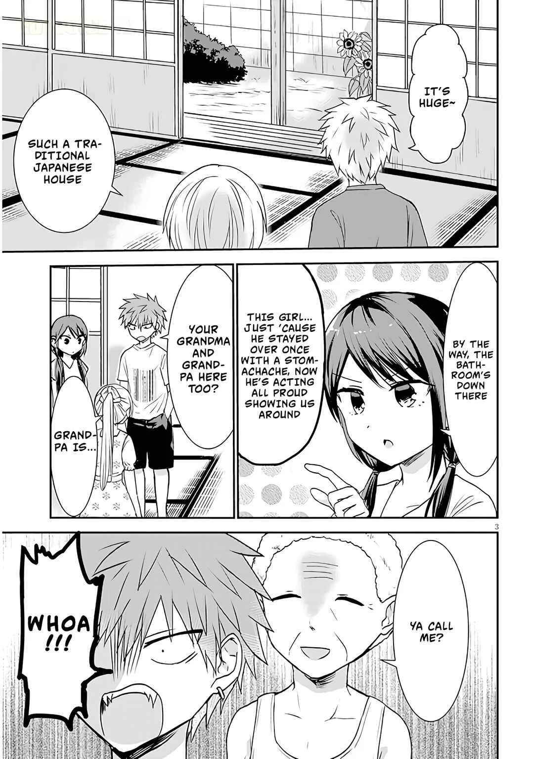 Kao ni Denai Kashiwada-san to Kao ni Deru Oota-kun + Chapter 6: Kashiwada-san's Grandma - Page 3