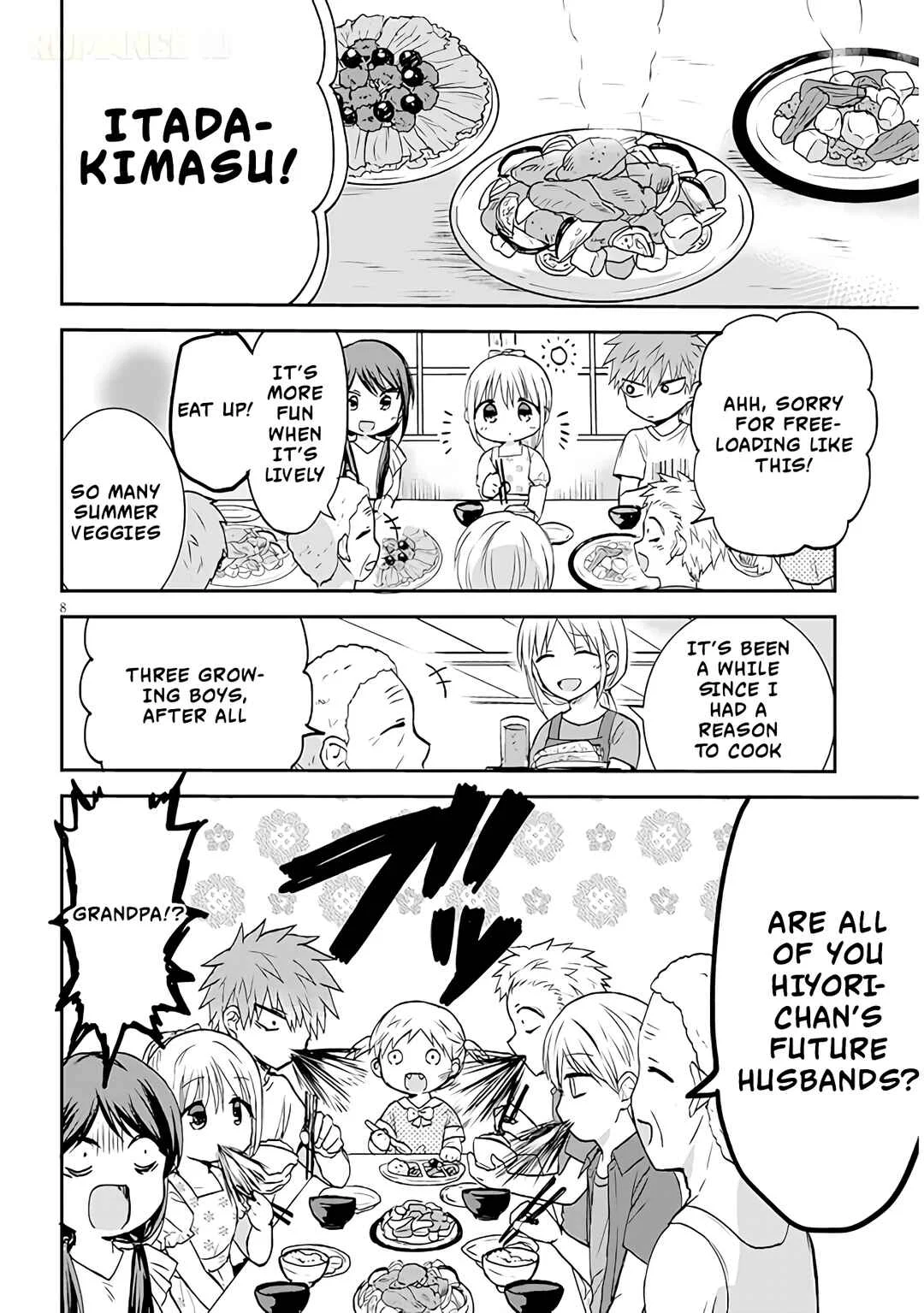 Kao ni Denai Kashiwada-san to Kao ni Deru Oota-kun + Chapter 6: Kashiwada-san's Grandma - Page 8