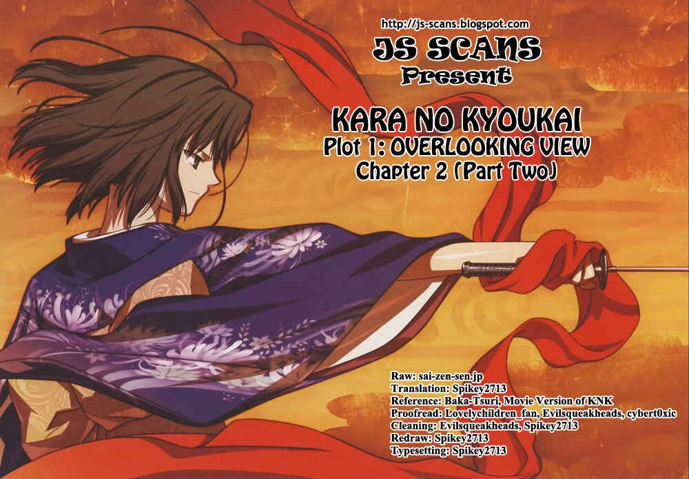Kara no Kyoukai: The Garden of Sinners Chapter 1: Plot 1 - Overlooking View - Page 39