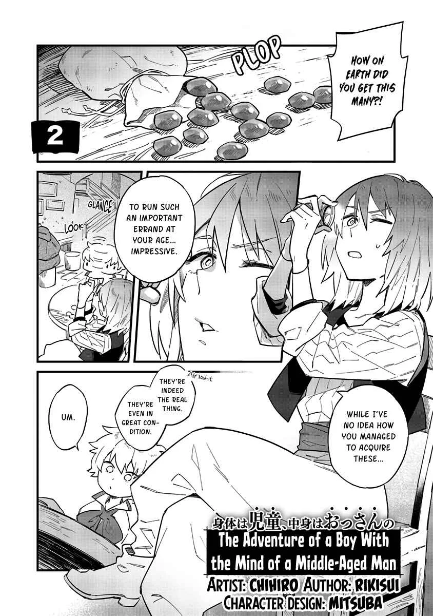 Karada wa Jidou, Nakami wa Ossan no Nariagari Boukenki Chapter 2.1 - Page 1