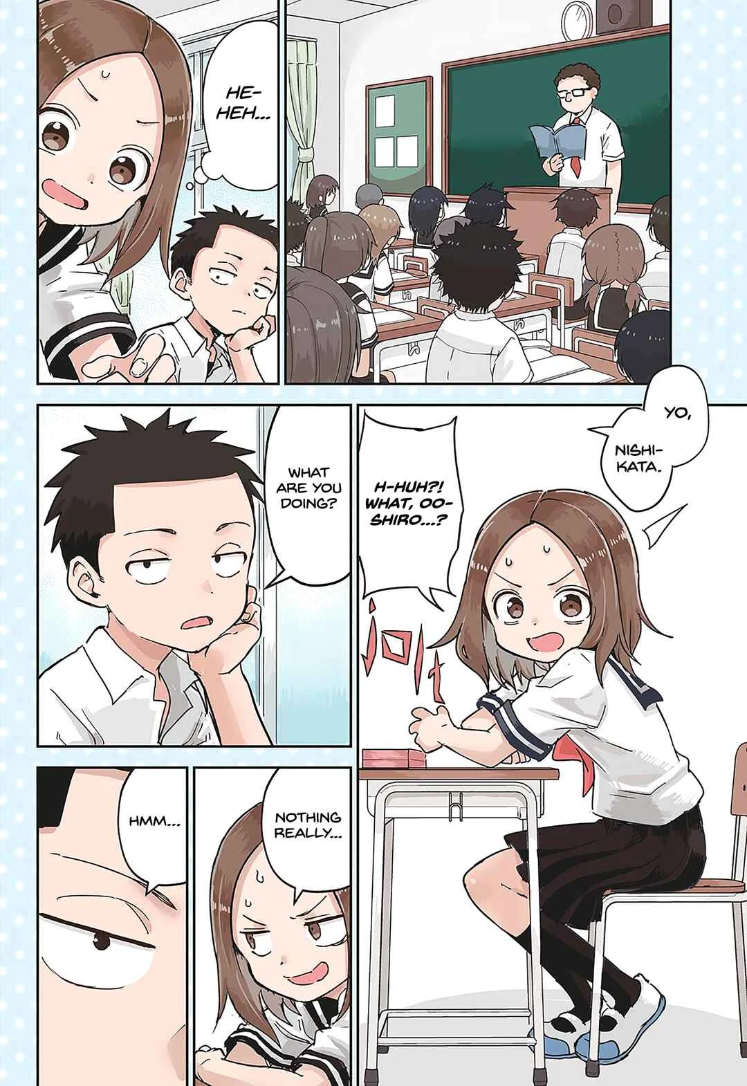 Karakai Jouzu (?) no Nishikata-san Chapter 1: The Beginning - Page 2