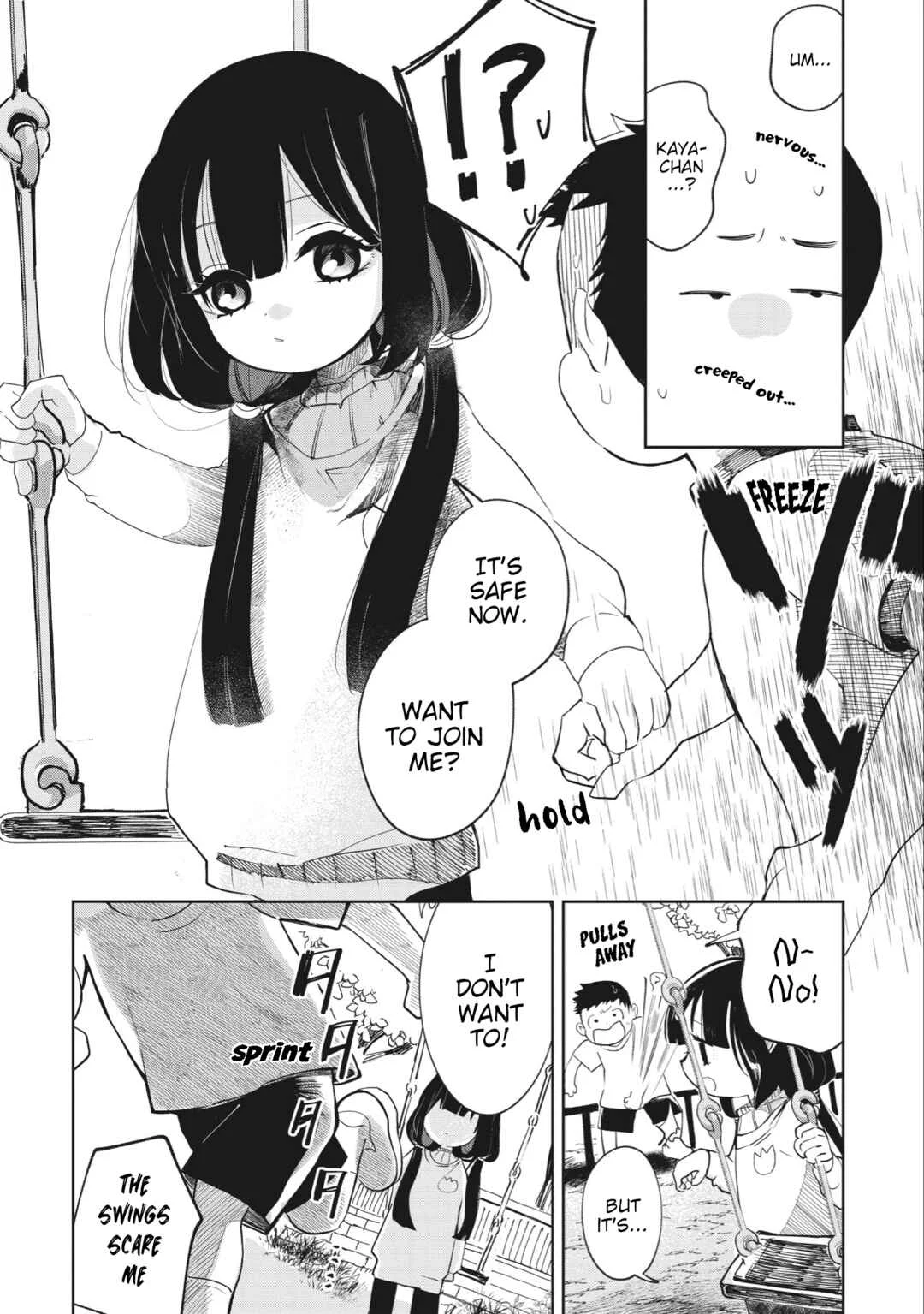 Kaya-chan wa Kowakunai Chapter 1: Swings are not scary - Page 31