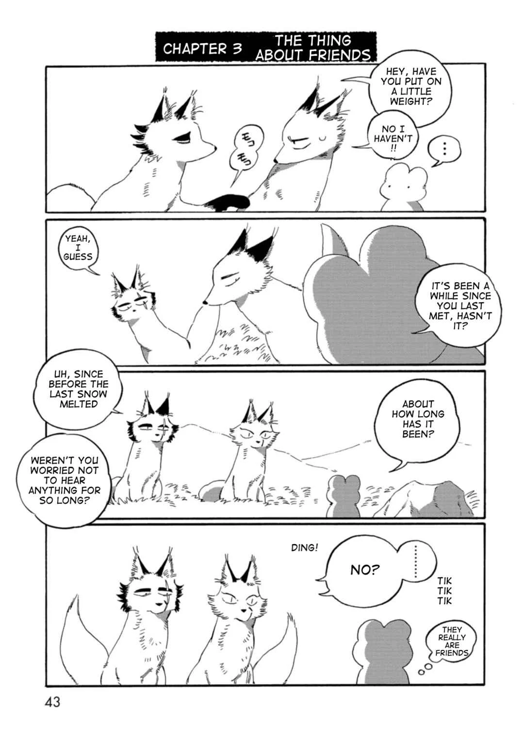Kegawa to Nakami Chapter 3: The Thing About Friends - Page 1