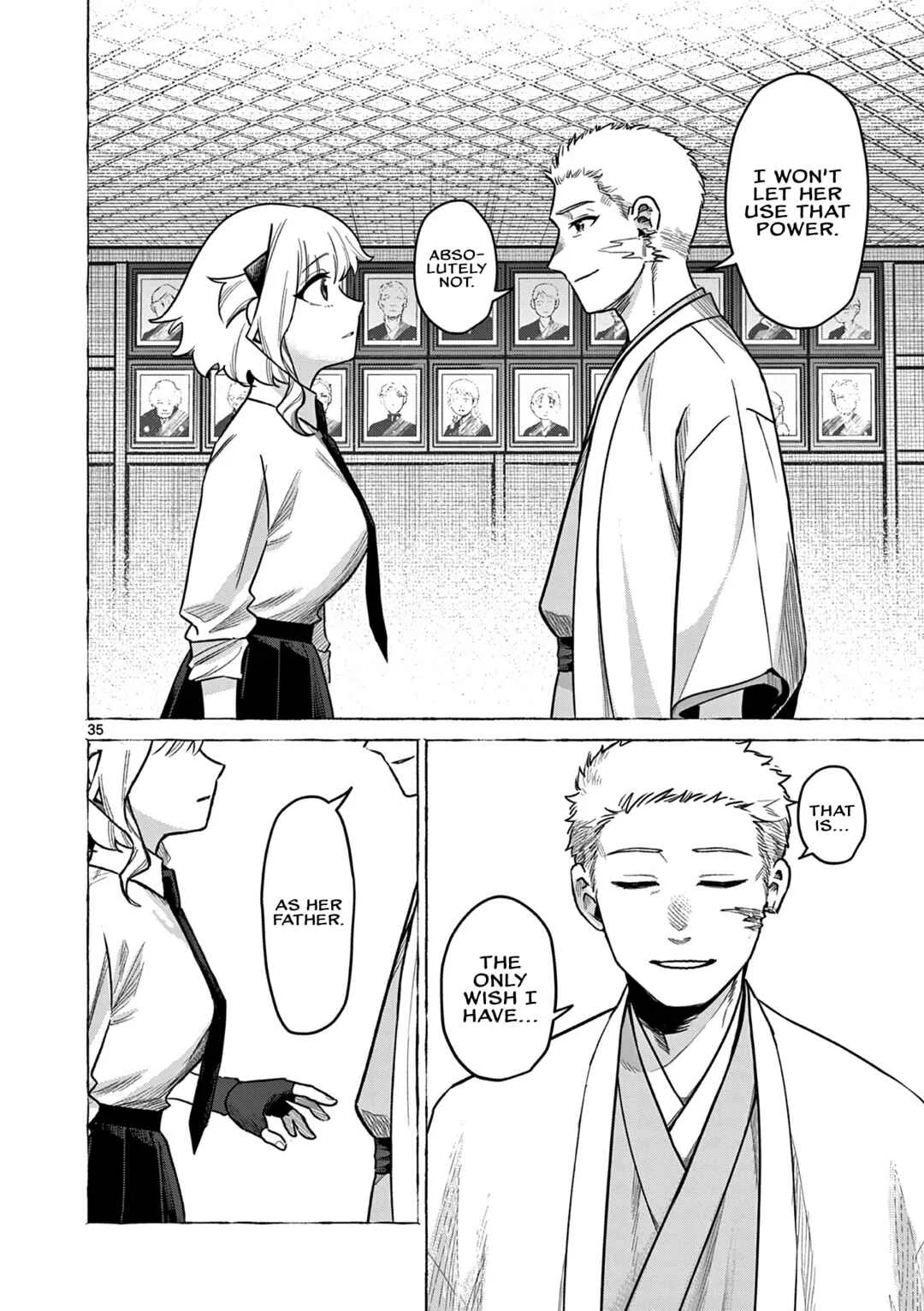 Kei to Ayakashi Chapter 1: Father and Daughter  - Page 36