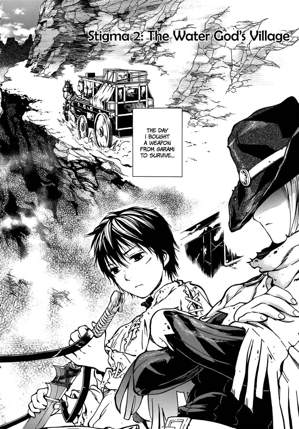 Kiba no Tabishounin ~The Arms Peddler~ Chapter 2: The Water God's Village - Page 4
