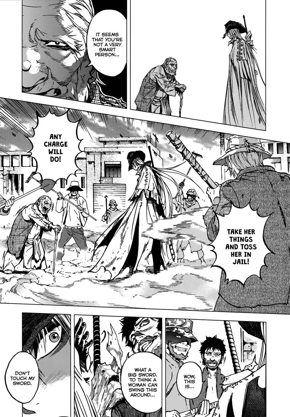 Kiba no Tabishounin ~The Arms Peddler~ Chapter 2: The Water God's Village - Page 11
