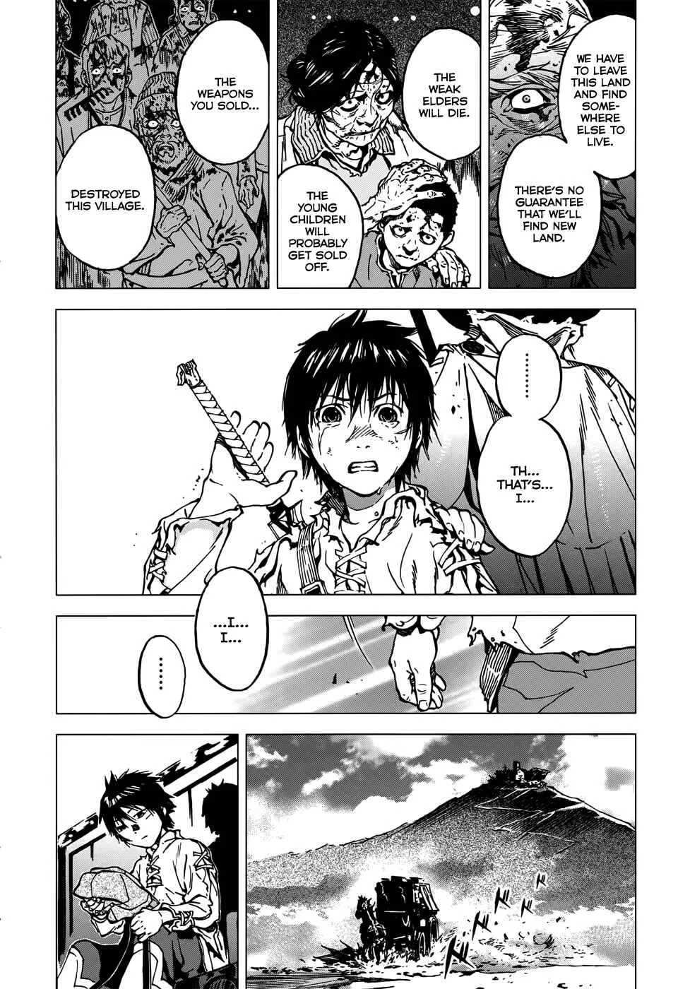 Kiba no Tabishounin ~The Arms Peddler~ Chapter 2: The Water God's Village - Page 35