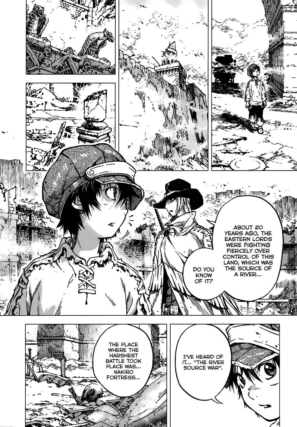 Kiba no Tabishounin ~The Arms Peddler~ Chapter 3: The Abandoned Fortress - Page 6