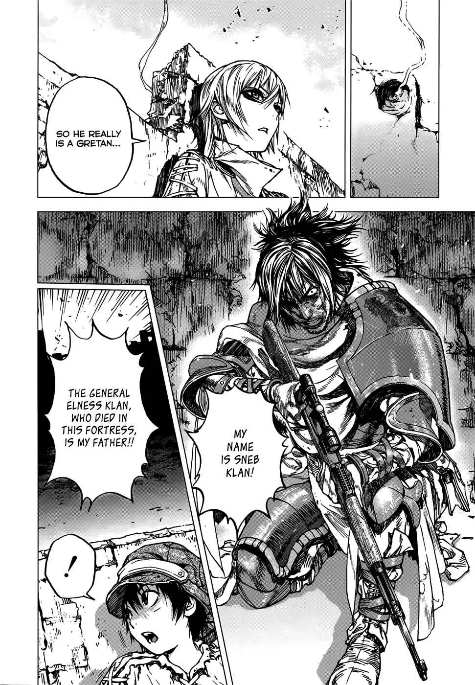 Kiba no Tabishounin ~The Arms Peddler~ Chapter 3: The Abandoned Fortress - Page 14