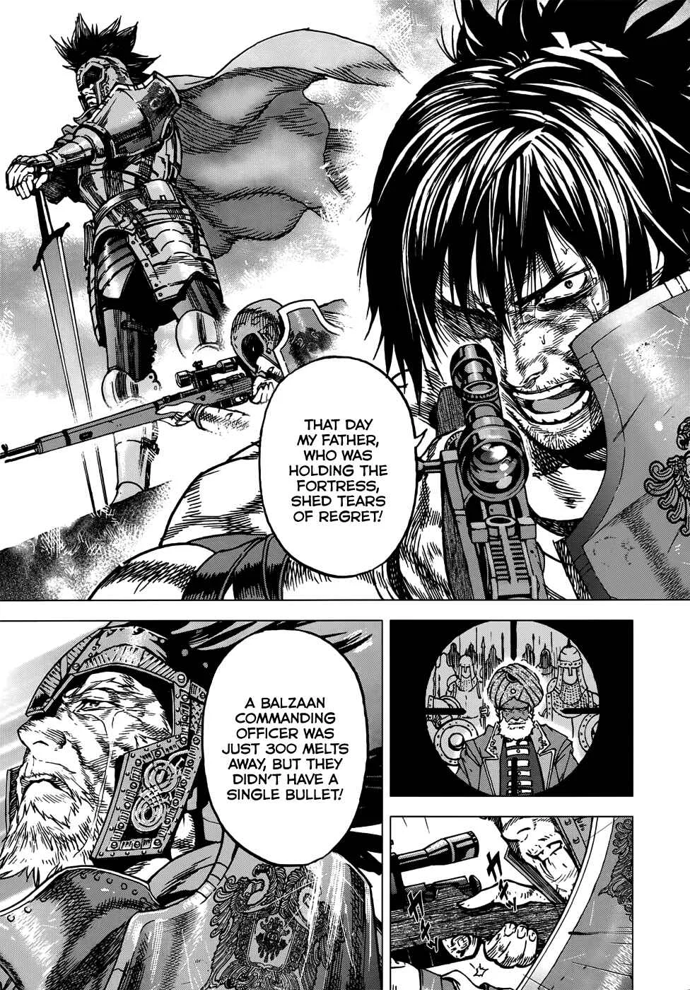 Kiba no Tabishounin ~The Arms Peddler~ Chapter 3: The Abandoned Fortress - Page 15