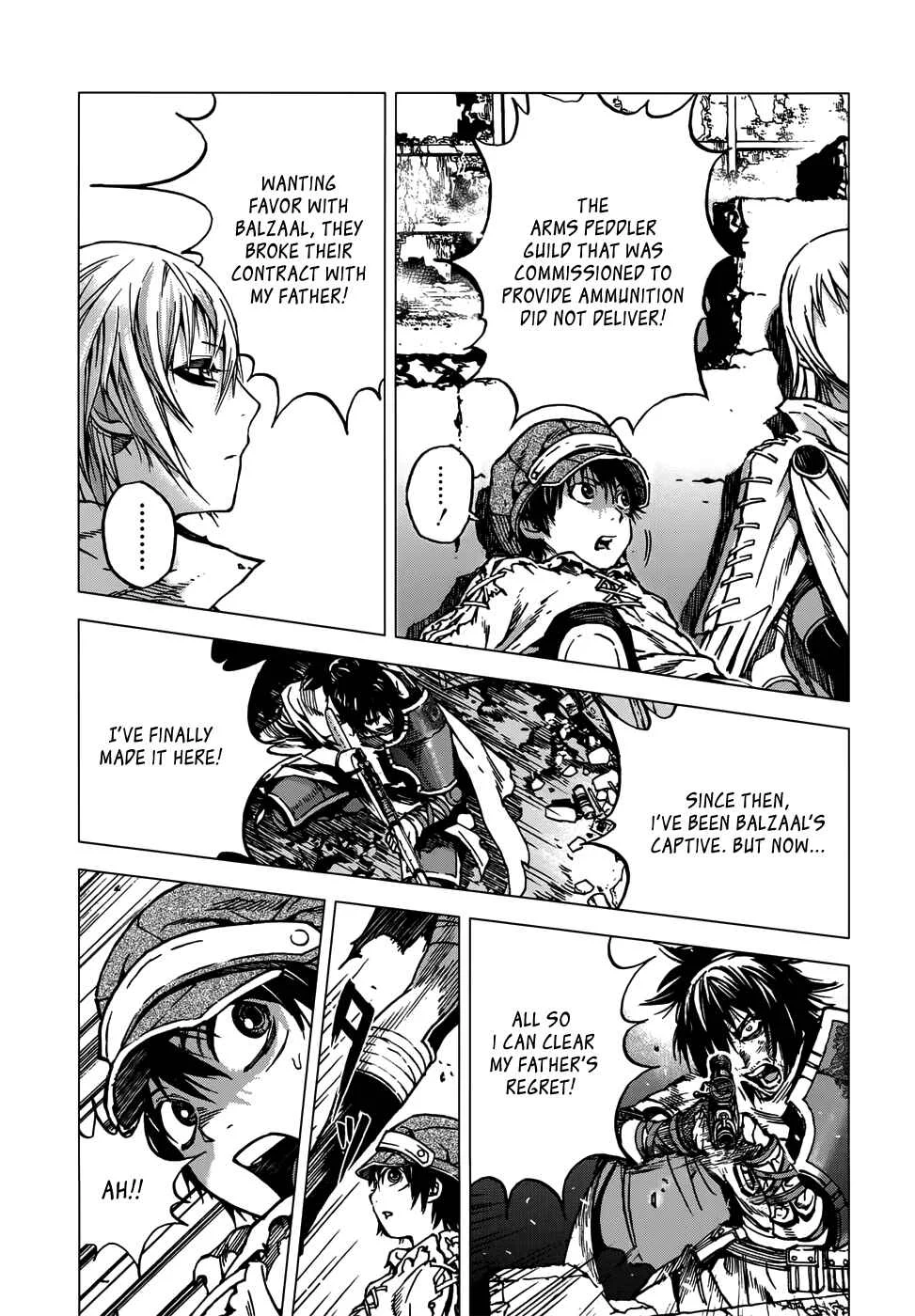 Kiba no Tabishounin ~The Arms Peddler~ Chapter 3: The Abandoned Fortress - Page 16
