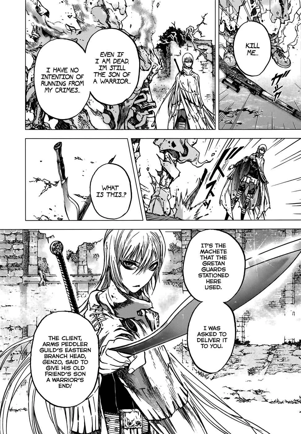 Kiba no Tabishounin ~The Arms Peddler~ Chapter 3: The Abandoned Fortress - Page 23