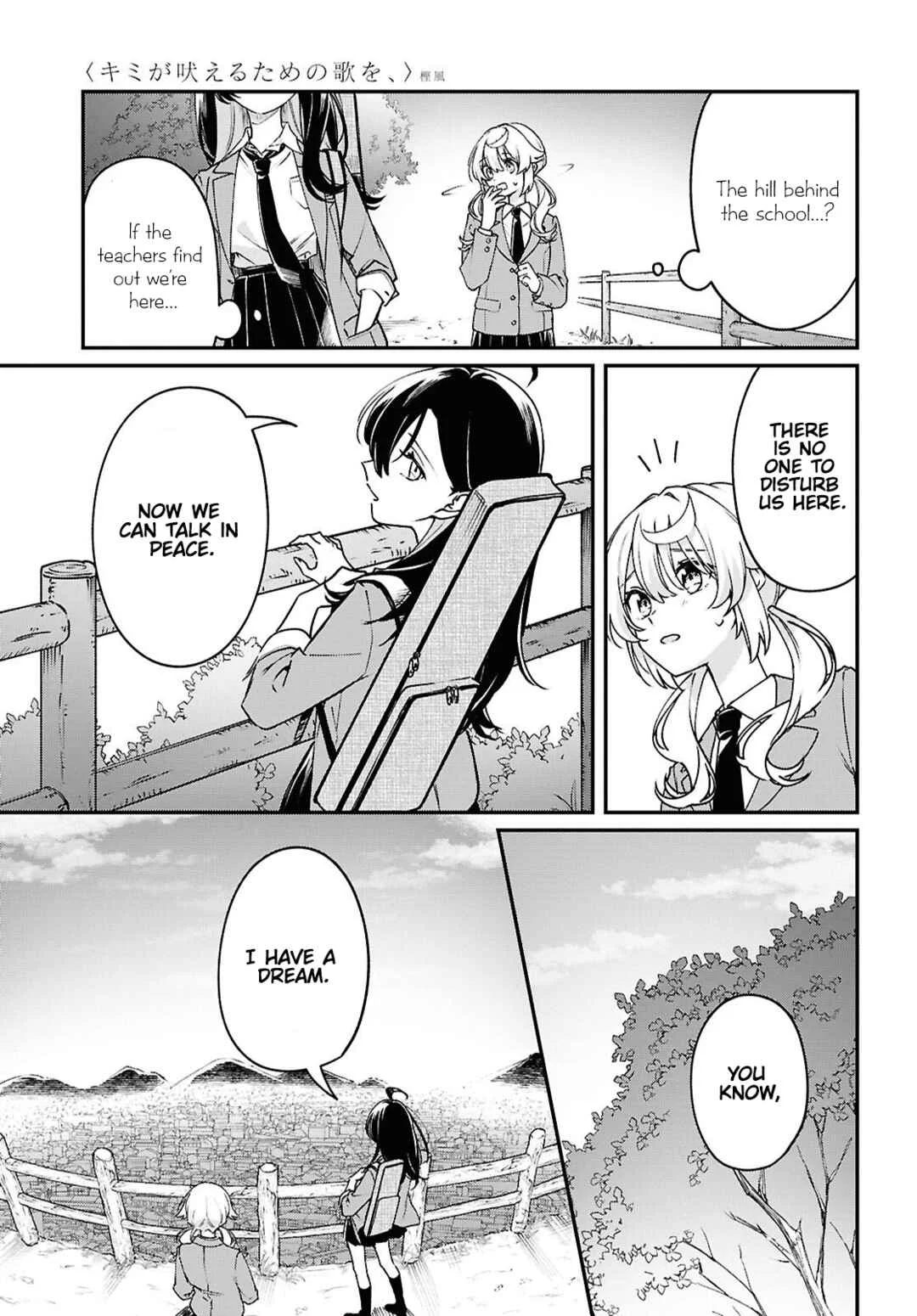 Kimi ga Hoeru Tame no Uta wo, Chapter 2: My Song - Page 28