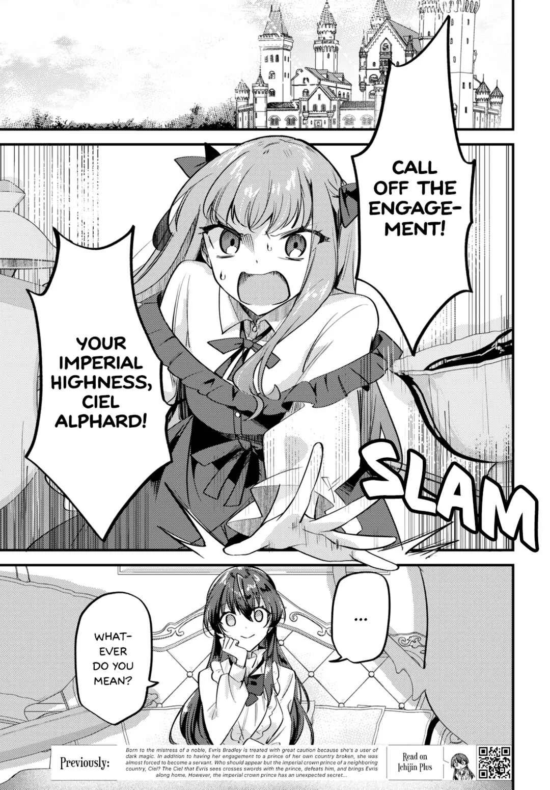 Kiraware Majo Reijou to Dansou Ouji no Kon'yaku Chapter 2: The Cross-Dressing Princess's Secret - Page 1