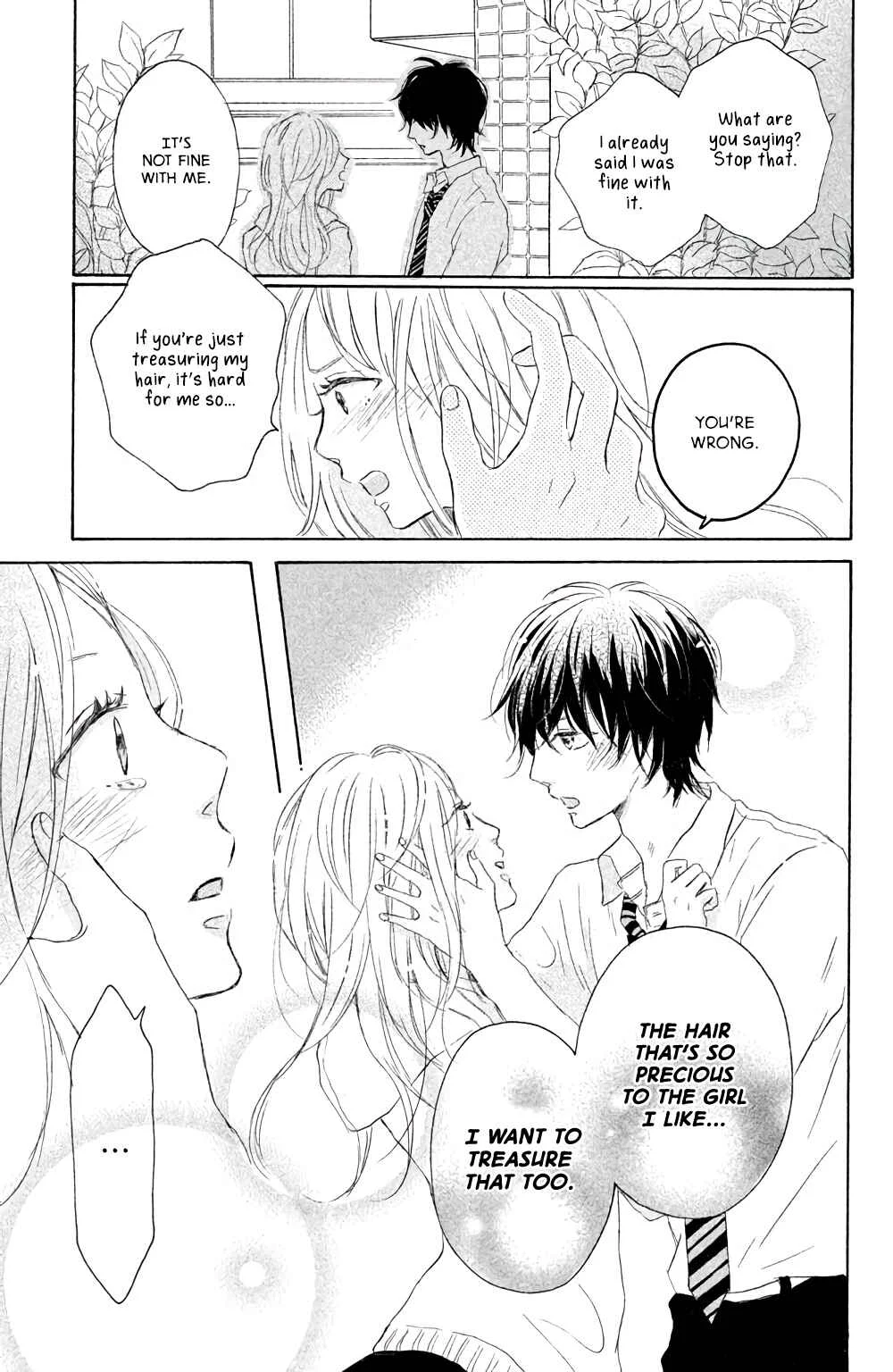 Kissing Until Love Blossoms Chapter 2: Your Radiant Hair - Page 37