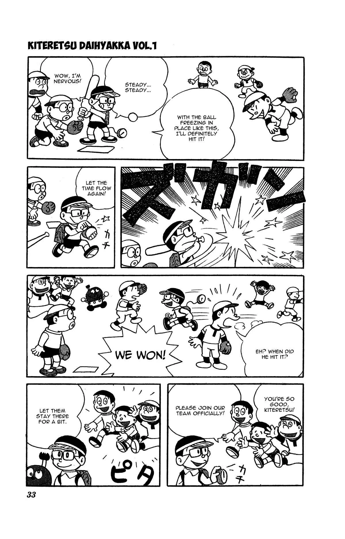 Kiteretsu Daihyakka Chapter 2: Time Freezer - Page 13