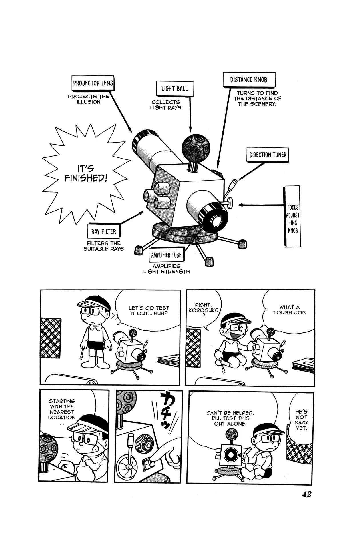 Kiteretsu Daihyakka Chapter 3: Illusion Projector - Page 7