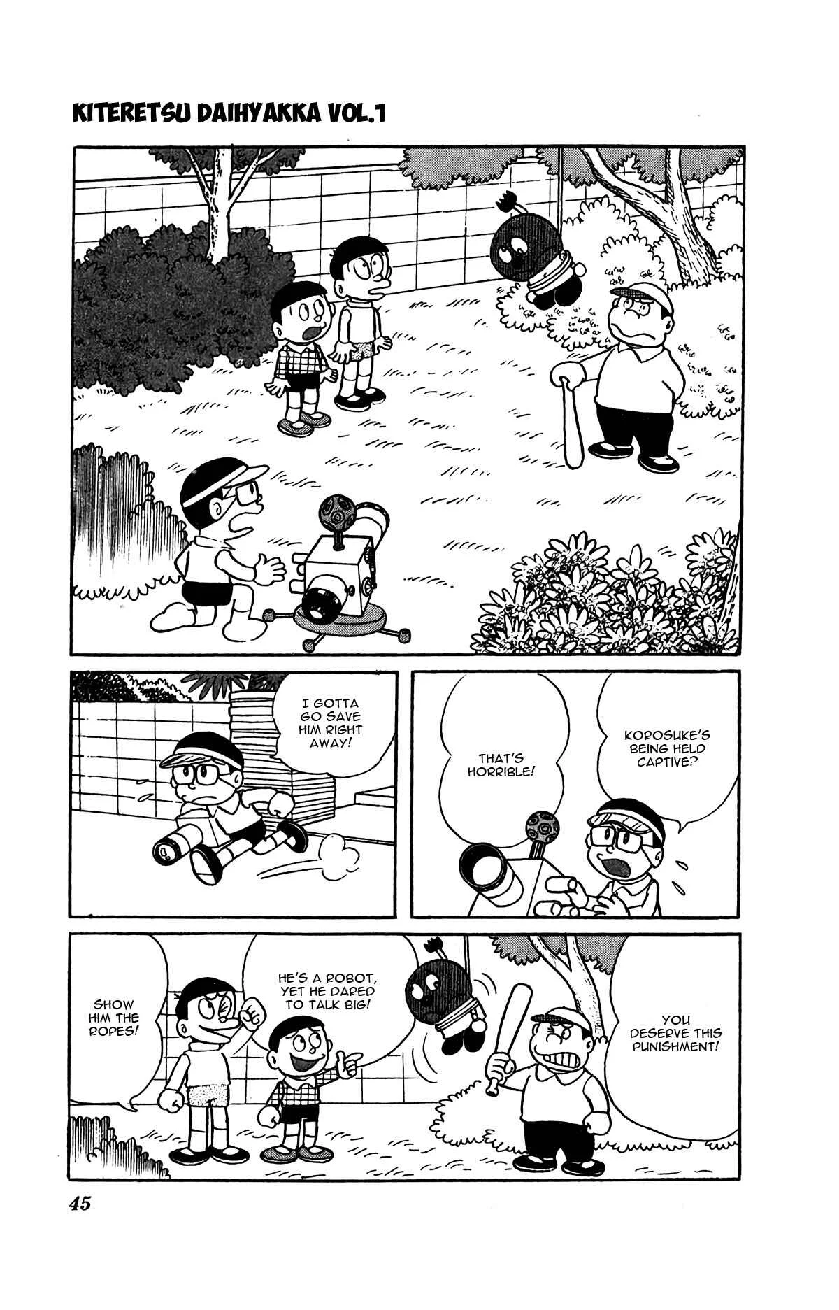 Kiteretsu Daihyakka Chapter 3: Illusion Projector - Page 10