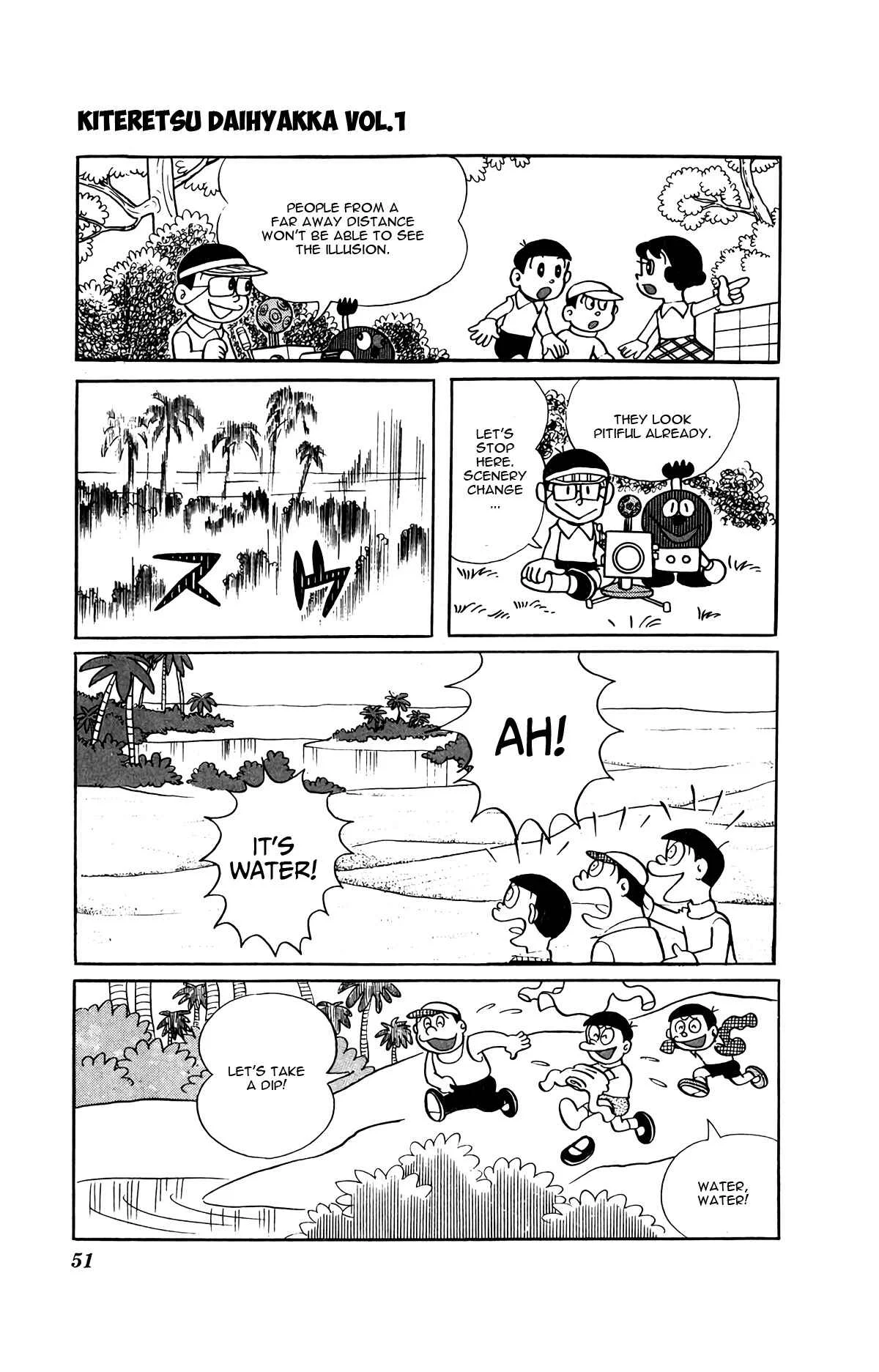 Kiteretsu Daihyakka Chapter 3: Illusion Projector - Page 15