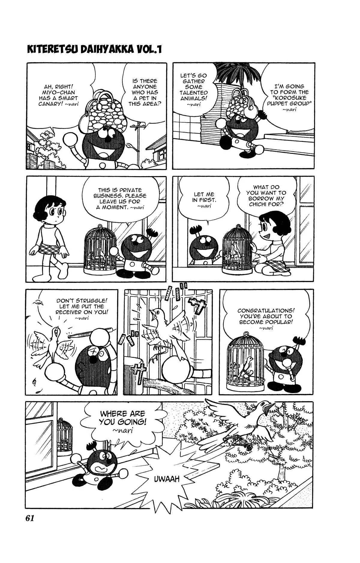Kiteretsu Daihyakka Chapter 4: Animal Puppet R.C - Page 7