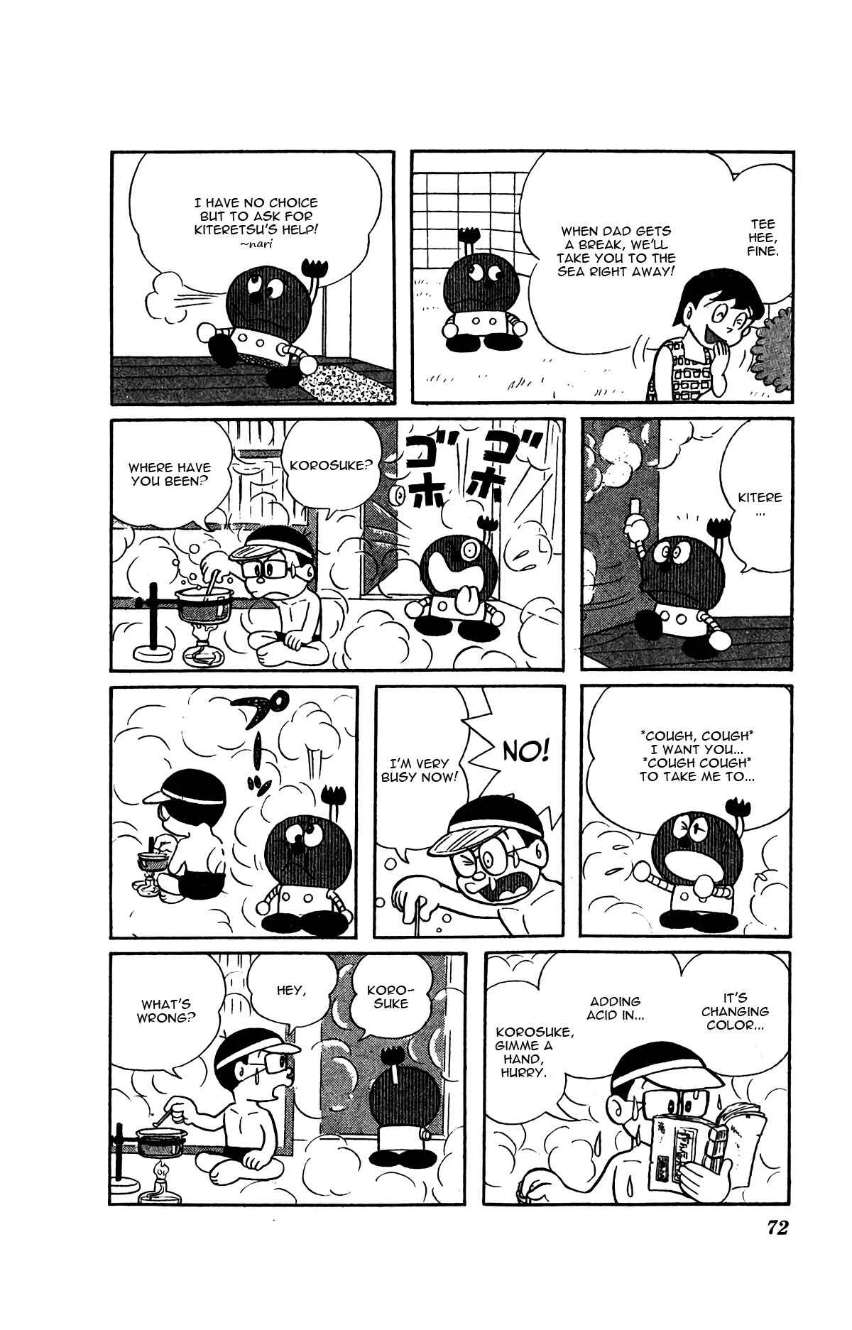 Kiteretsu Daihyakka Chapter 5: Adventure with Sea Turtle Submarine - Page 2