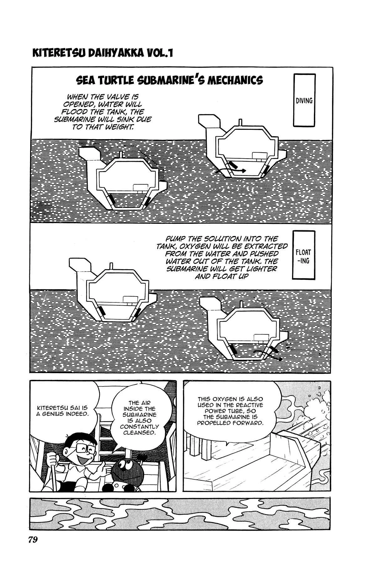 Kiteretsu Daihyakka Chapter 5: Adventure with Sea Turtle Submarine - Page 9