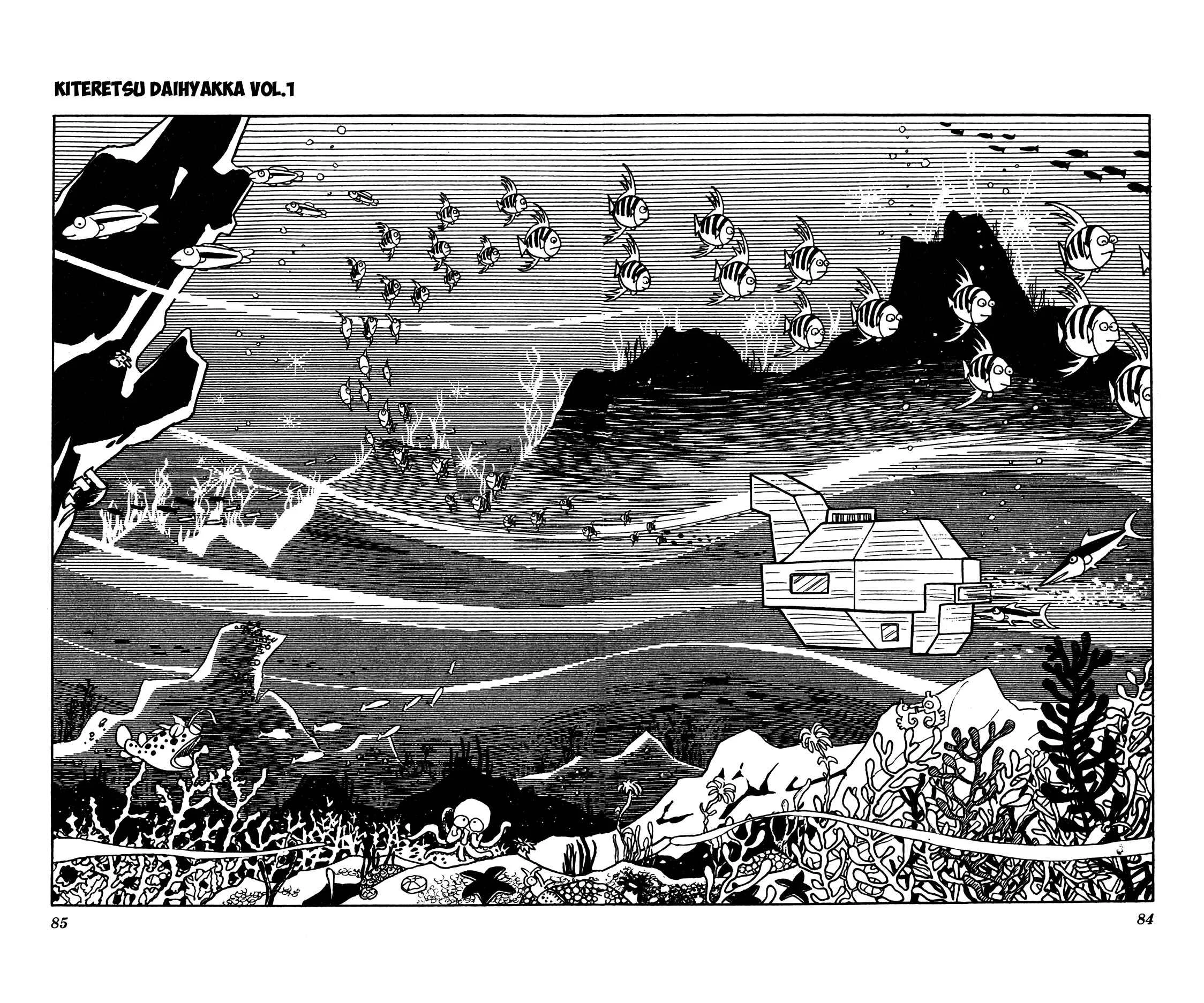 Kiteretsu Daihyakka Chapter 5: Adventure with Sea Turtle Submarine - Page 14