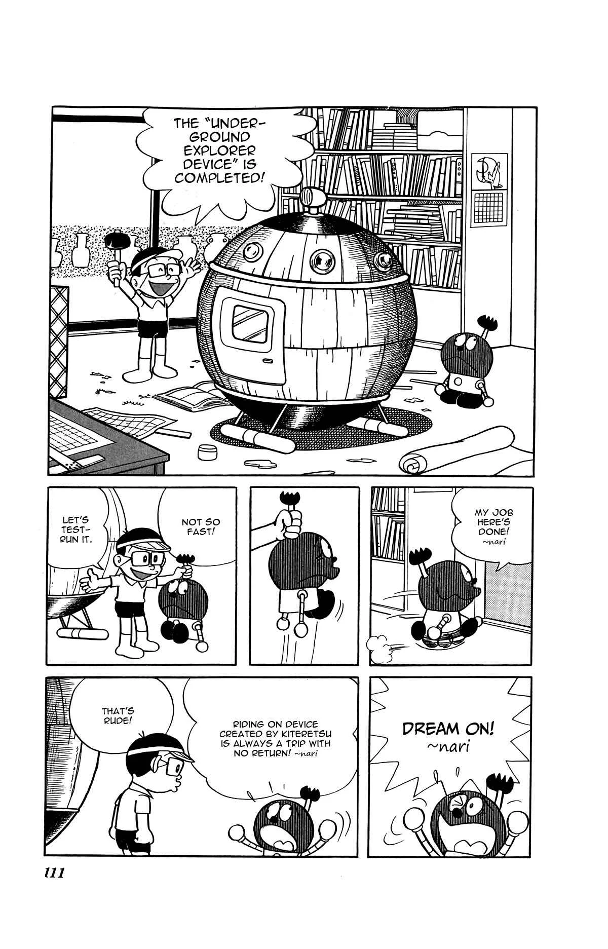 Kiteretsu Daihyakka Chapter 7: Underground Explorer Device - Page 4
