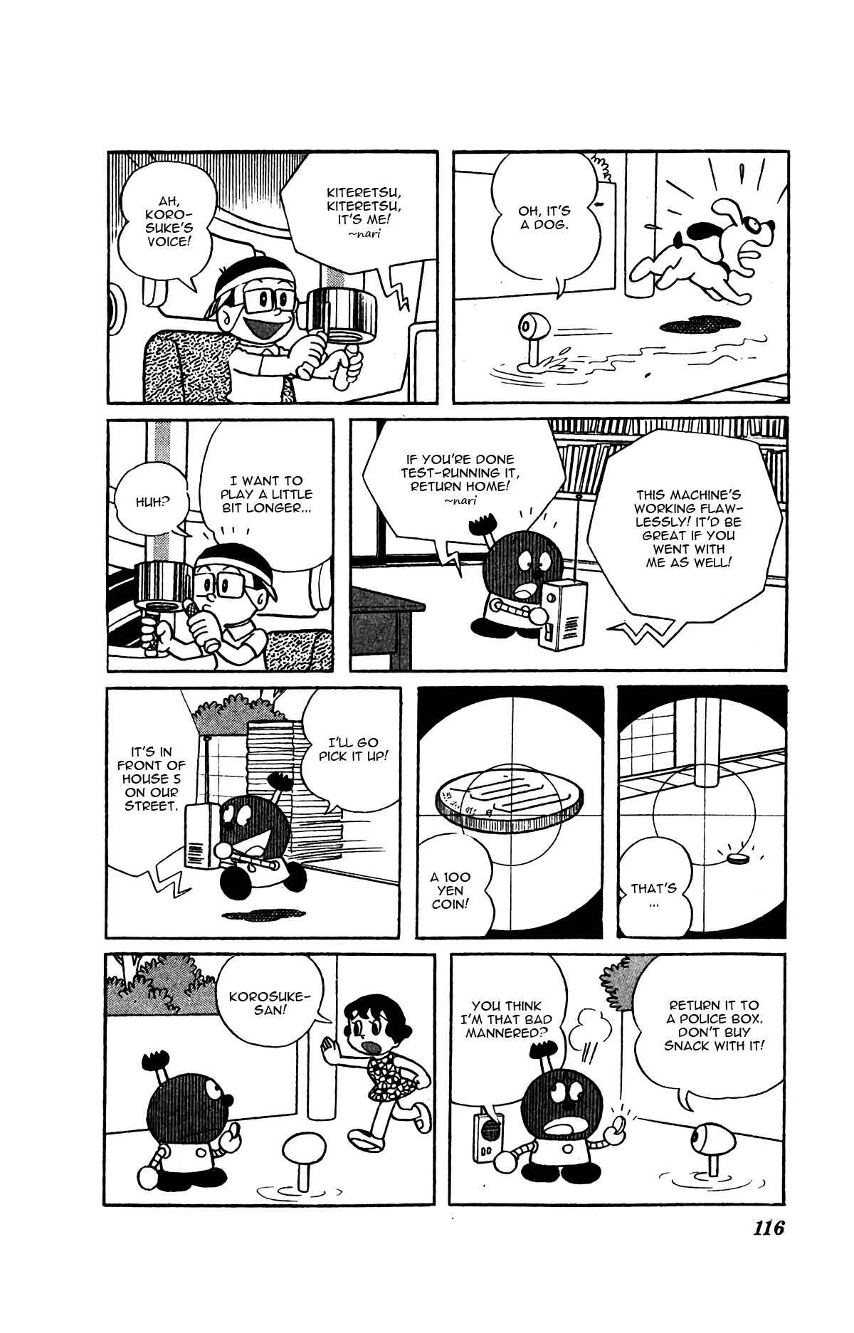 Kiteretsu Daihyakka Chapter 7: Underground Explorer Device - Page 9