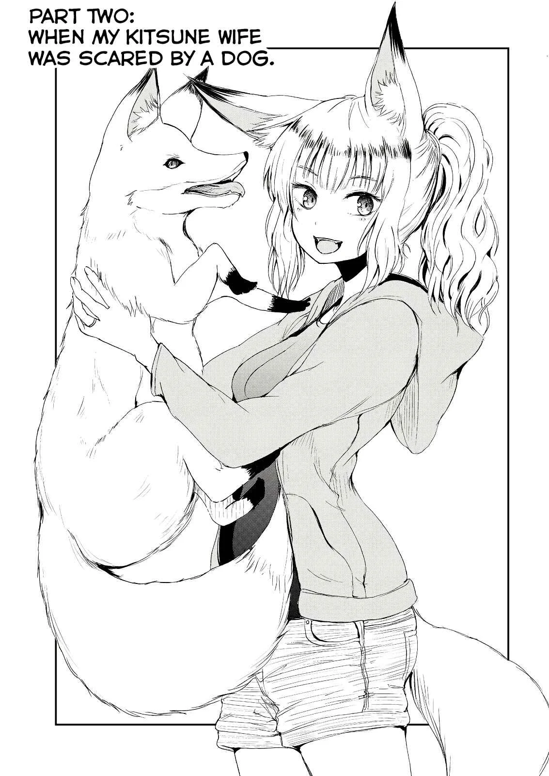 Kitsune no Oyome-chan Chapter 2: When My Kitsune Wife Was Scared by a Dog - Page 1