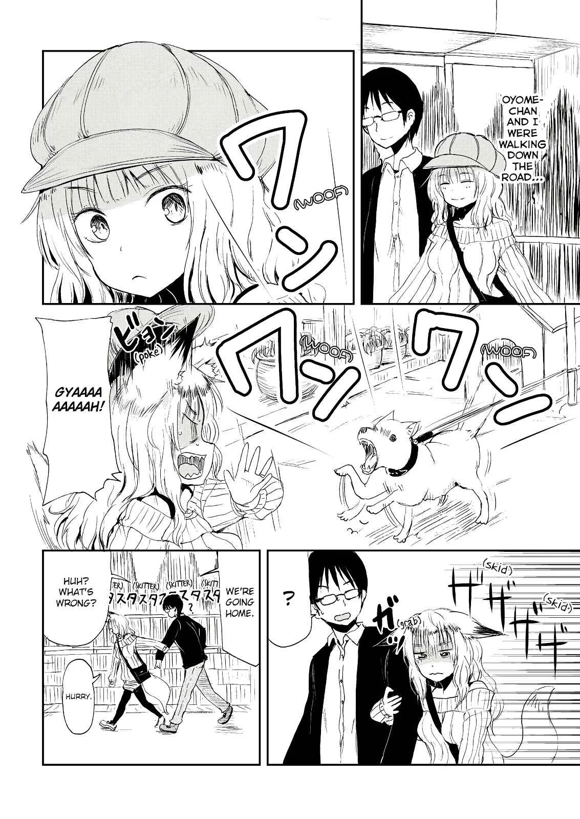 Kitsune no Oyome-chan Chapter 2: When My Kitsune Wife Was Scared by a Dog - Page 4