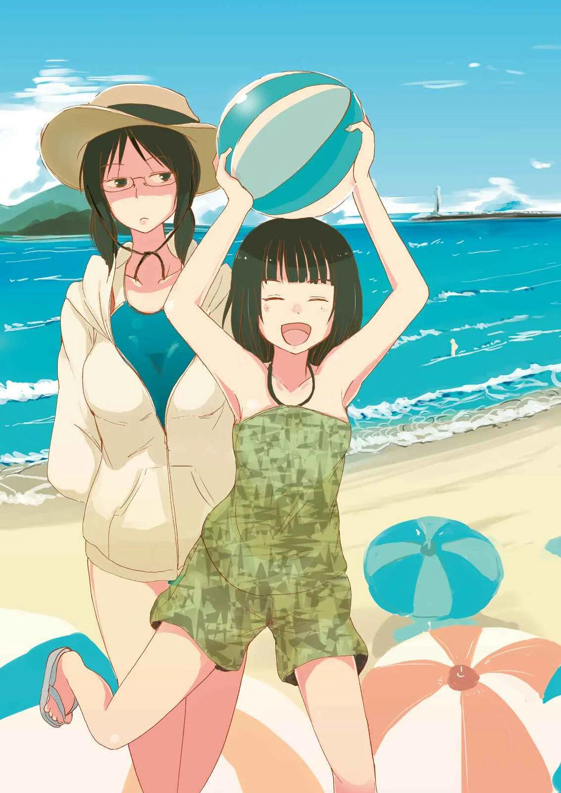 Kitsune no Oyome-chan Chapter 4: When My Kitsune Wife and I Went for a Swim in the Ocean - Page 3