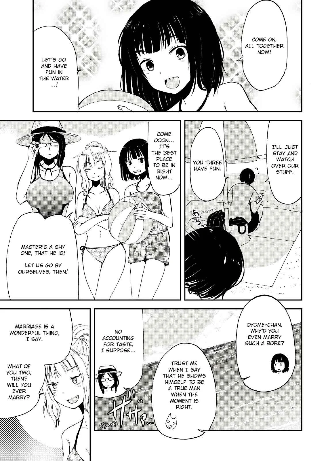 Kitsune no Oyome-chan Chapter 4: When My Kitsune Wife and I Went for a Swim in the Ocean - Page 7