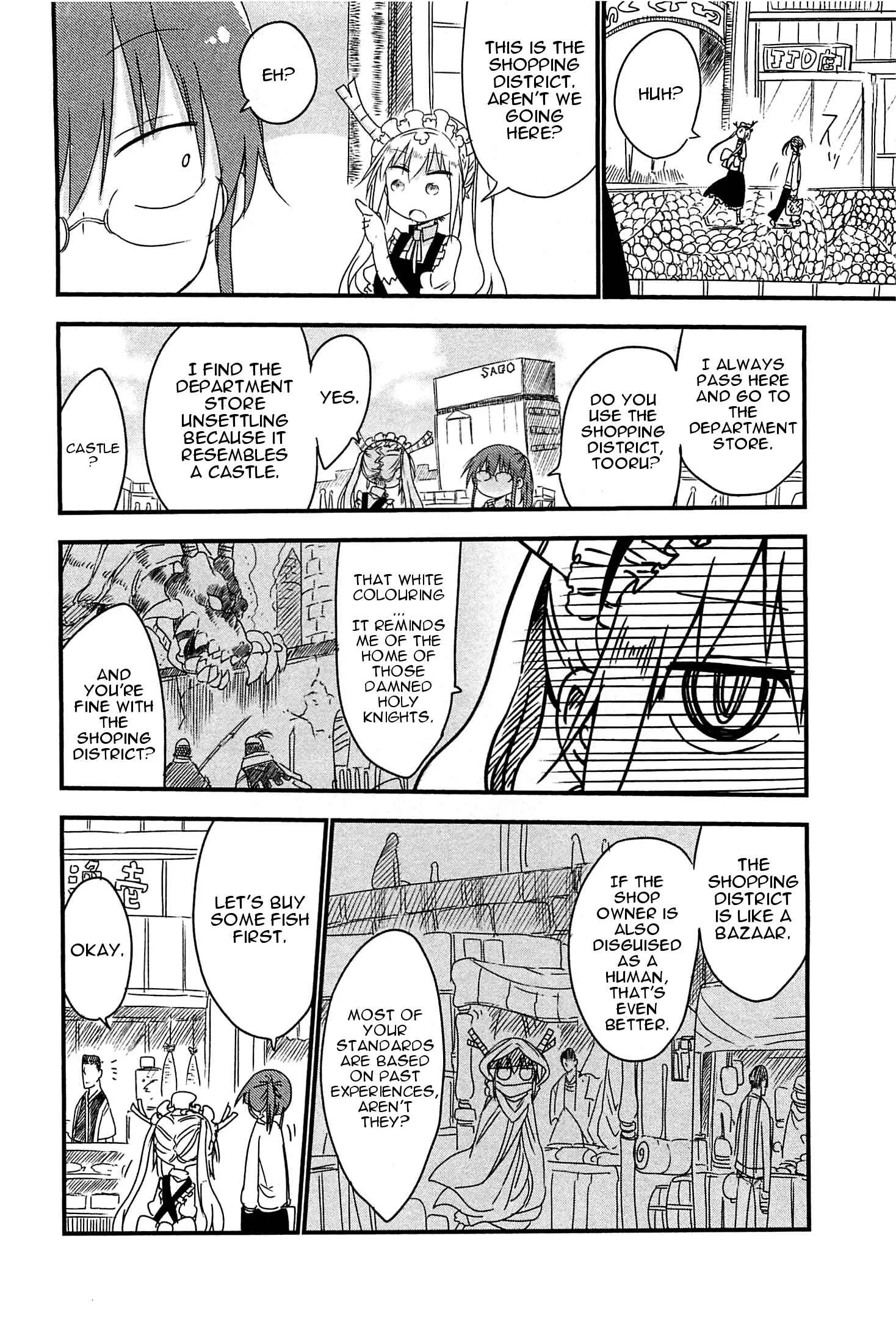 Kobayashi-san Chi no Maid Dragon Chapter 5: Tooru and Shopping - Page 2