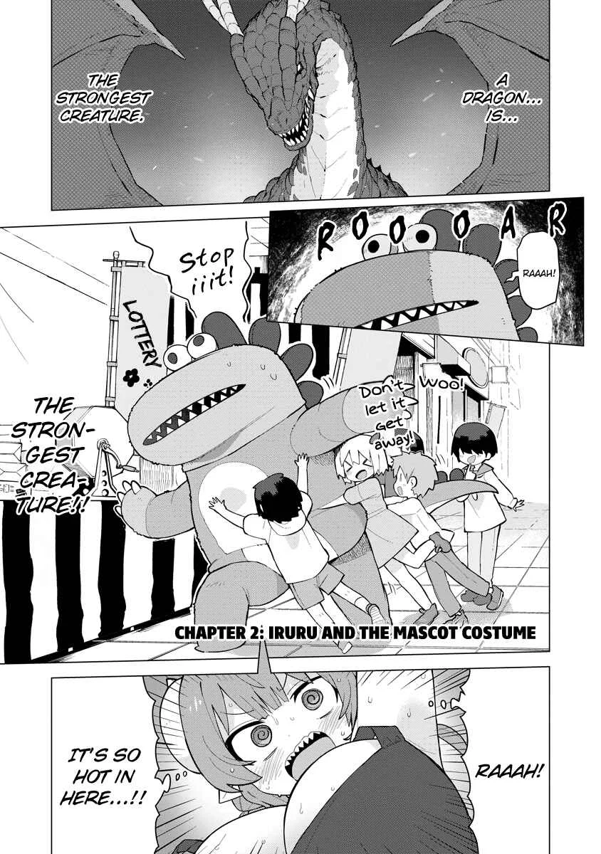 Kobayashi-san Chi no Maid Dragon - Iruru wa Koi toka Wakarimasen! Chapter 2: Iruru and the Mascot Costume - Page 1