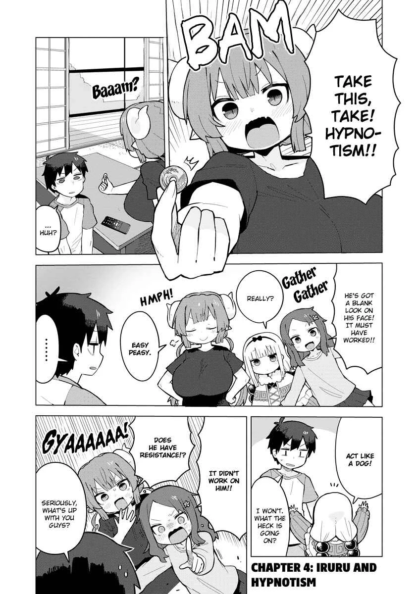Kobayashi-san Chi no Maid Dragon - Iruru wa Koi toka Wakarimasen! Chapter 4: Iruru and Hypnotism - Page 1