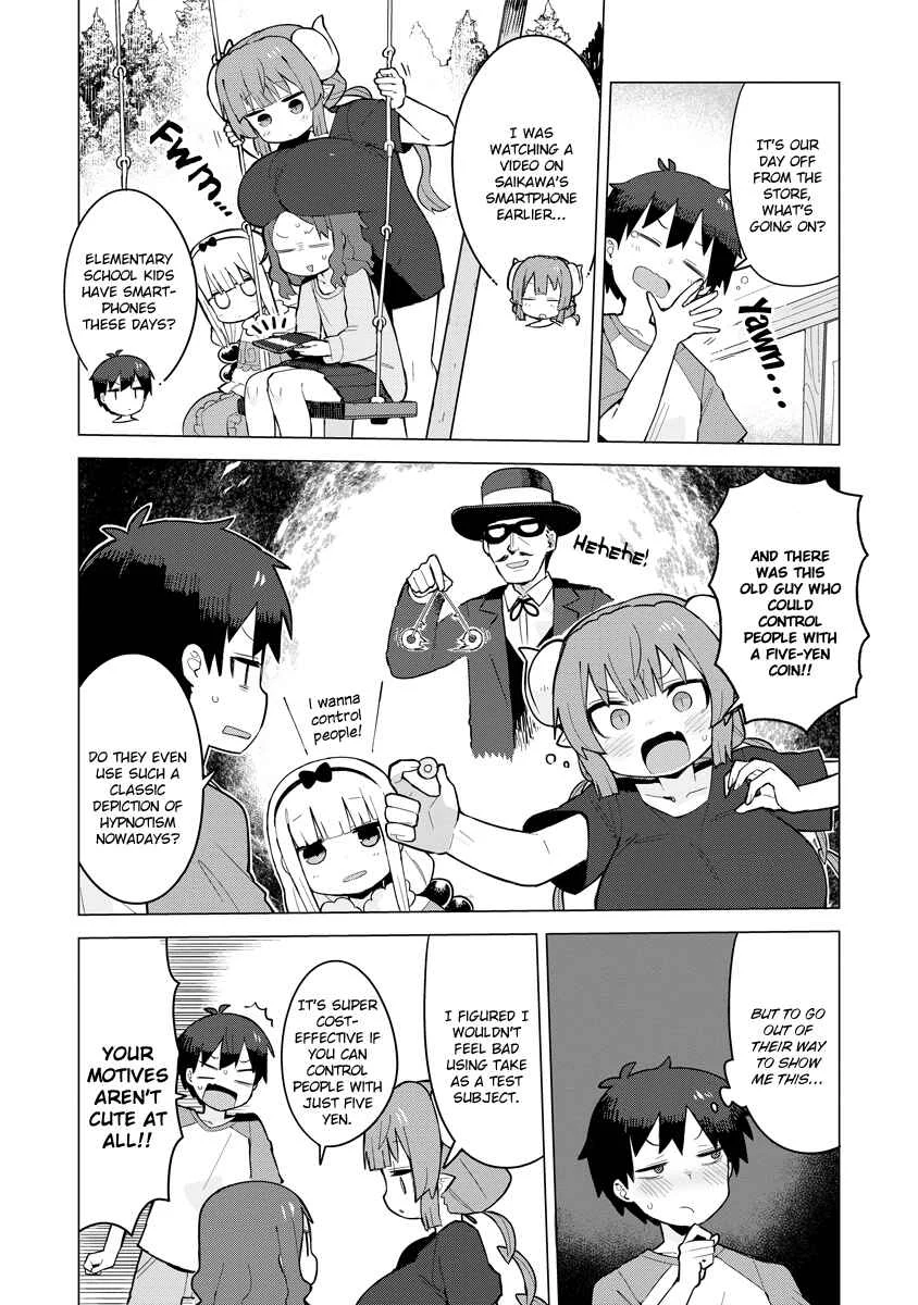 Kobayashi-san Chi no Maid Dragon - Iruru wa Koi toka Wakarimasen! Chapter 4: Iruru and Hypnotism - Page 2