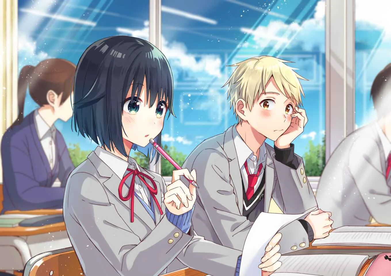 Koe no Chiisai Komori-san to Kusodeka Oogoe no Oobayashi-kun Chapter 1 - Page 6