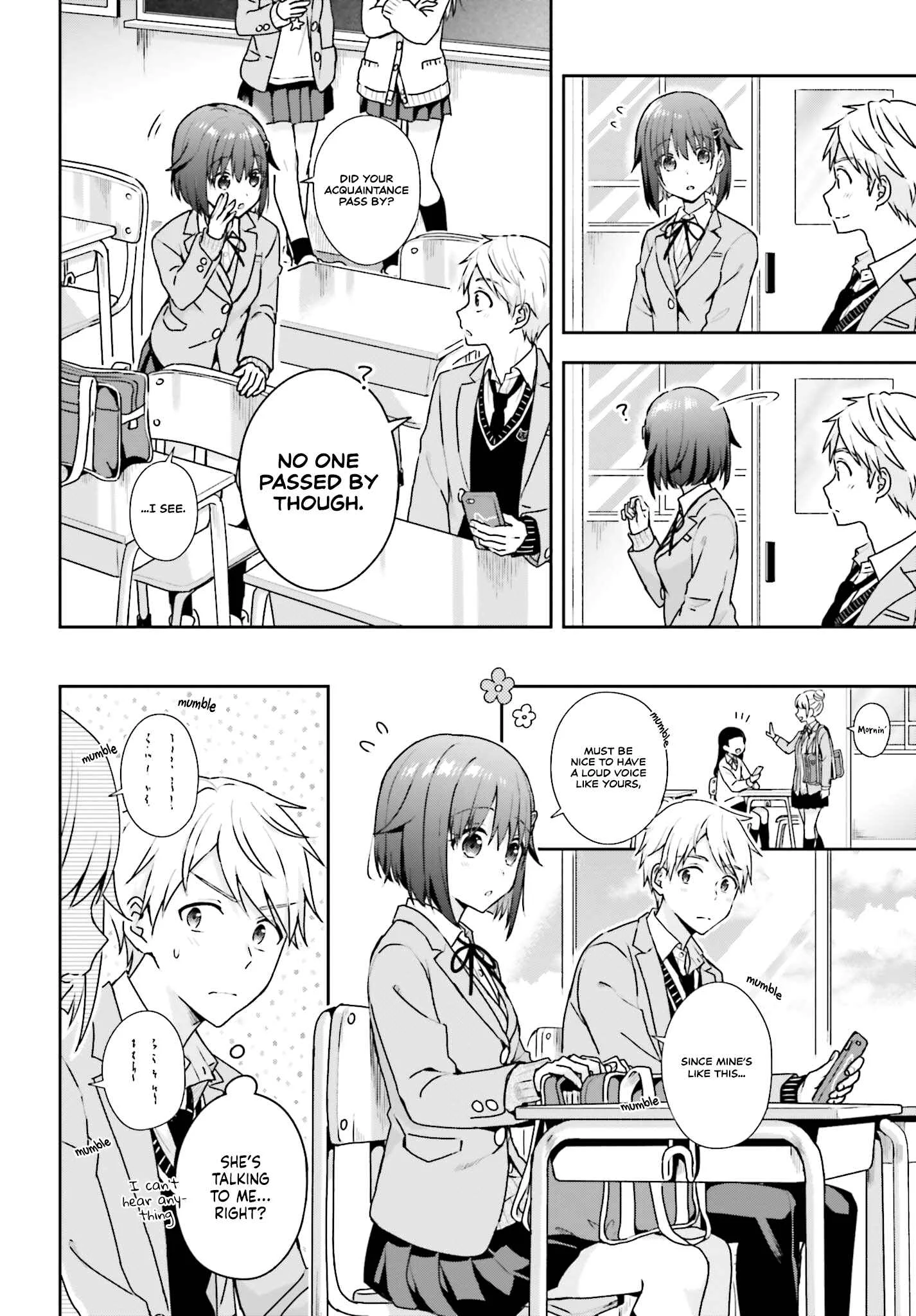 Koe no Chiisai Komori-san to Kusodeka Oogoe no Oobayashi-kun Chapter 2 - Page 2