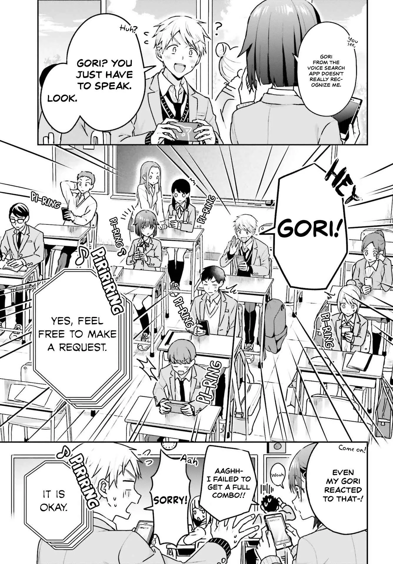 Koe no Chiisai Komori-san to Kusodeka Oogoe no Oobayashi-kun Chapter 4 - Page 4